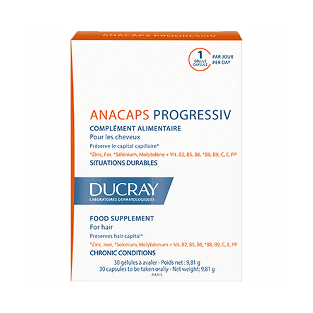 DUCRAY ANACAPS PROGRESSIV ANTICHUTE PROGRESSIVE 30 CAPSULES