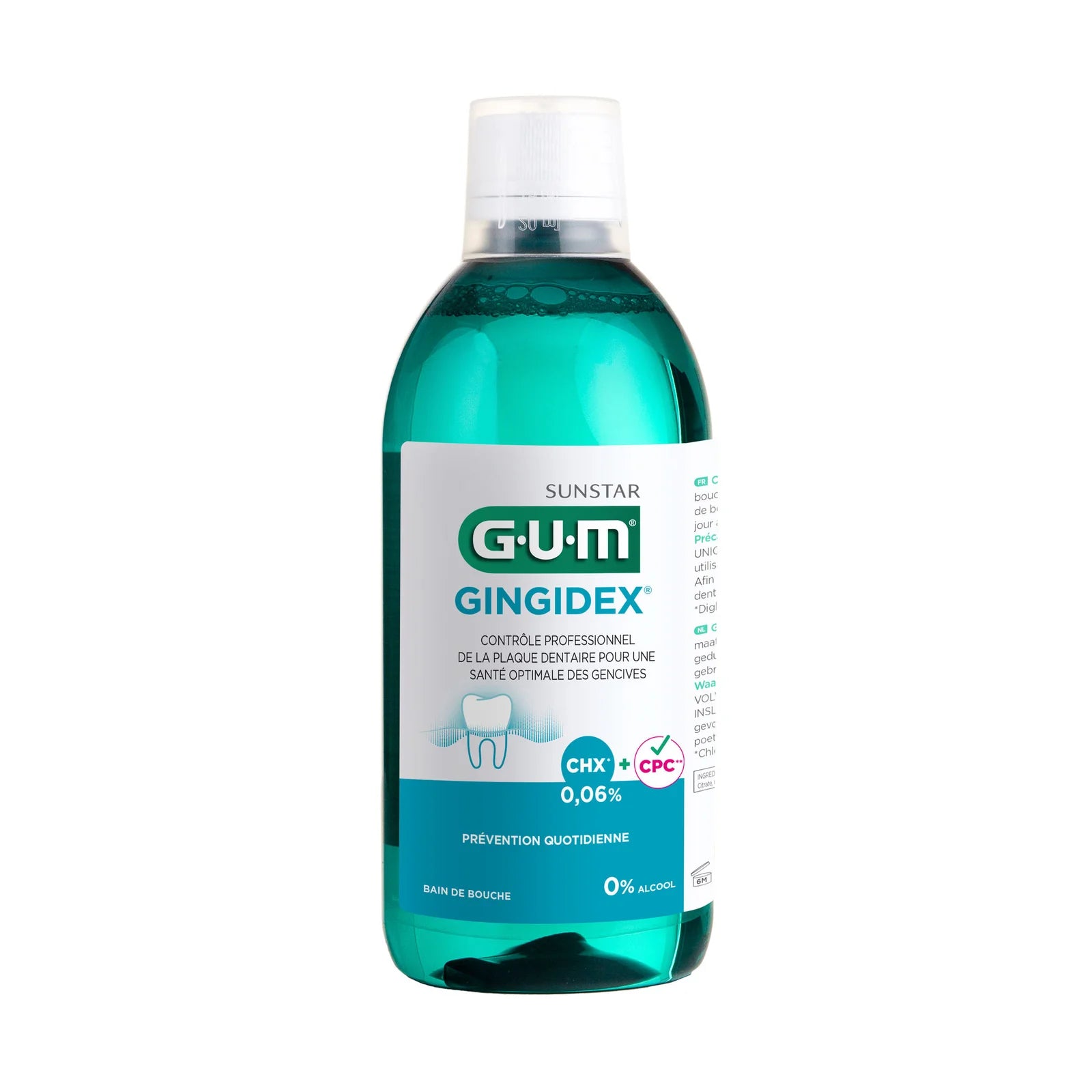 Bain de bouche GUM® GINGIDEX® 0,06%