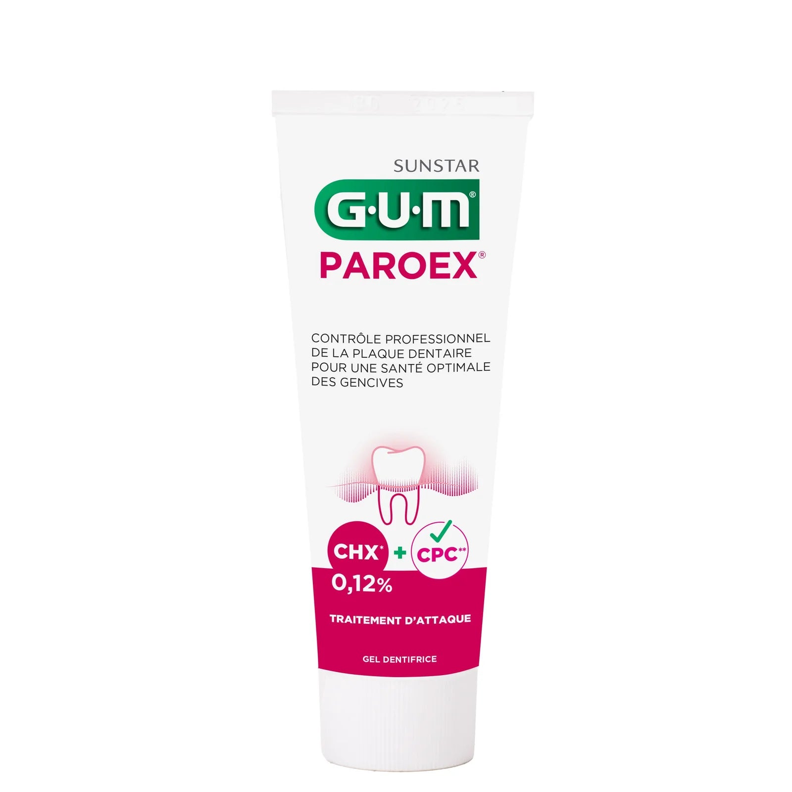 Gel Dentifrice GUM® PAROEX® 0,12%
