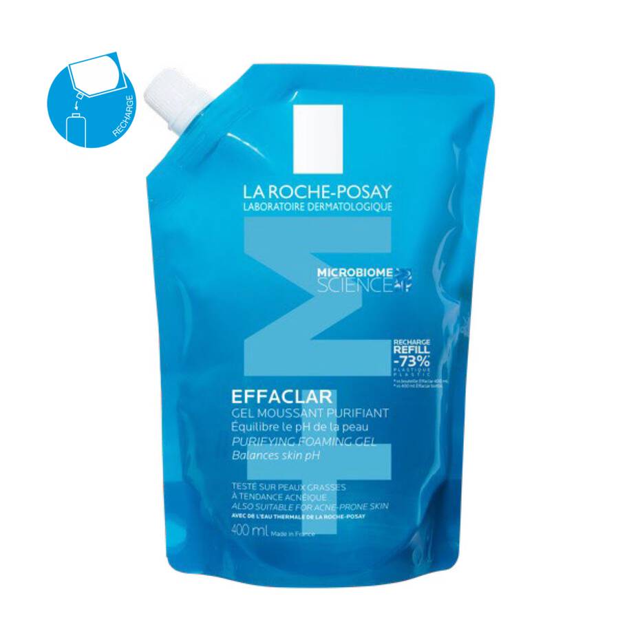 LA ROCHE POSAY EFFACLAR GEL MOUSSANT PURIFIANT RECHARGE 400ML