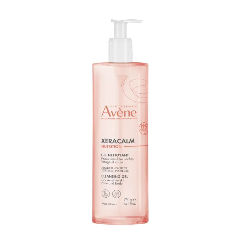 AVENE XERACALM NUTRITION GEL NETTOYANT PEAU SENSIBLE SECHES 500 ML