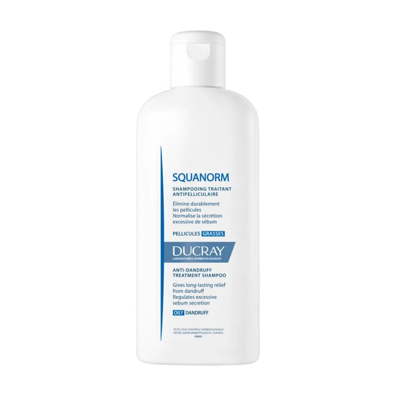 DUCRAY SQUANORM SHAMPOOING PELLICULES GRASSES 200ML