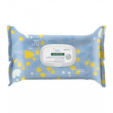 KLORANE BEBE LINGETTES 70 UNITES