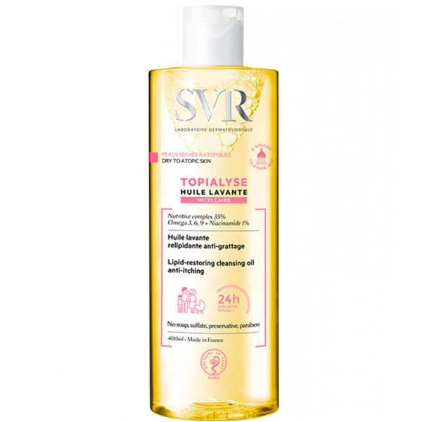 SVR TOPIALYSE HUILE LAVANTE MICELLAIRE 400 ML