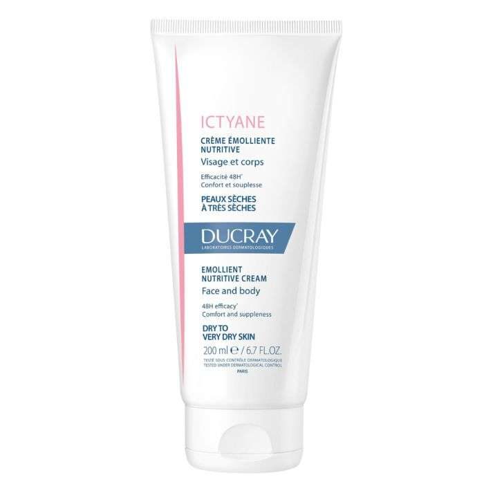 DUCRAY ICTYANE CREME EMOLLIENTE NUTRITIVE VISAGE ET CORPS 200 ML