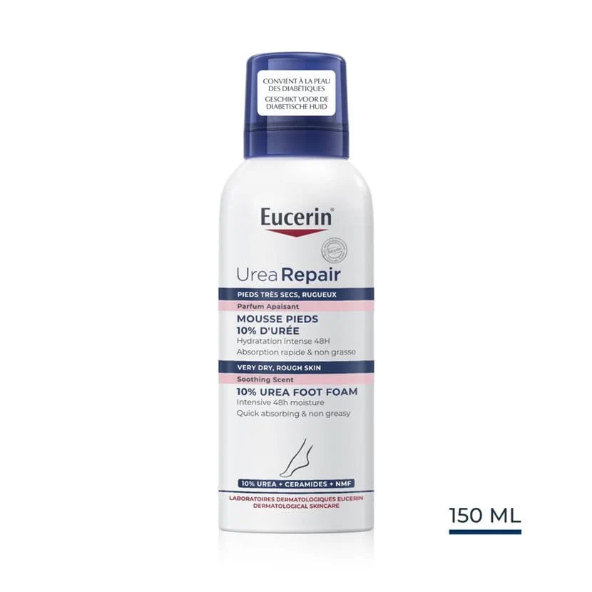EUCERIN UREA REPAIR PLUS MOUSSE PIEDS 10% D'UREE 48H