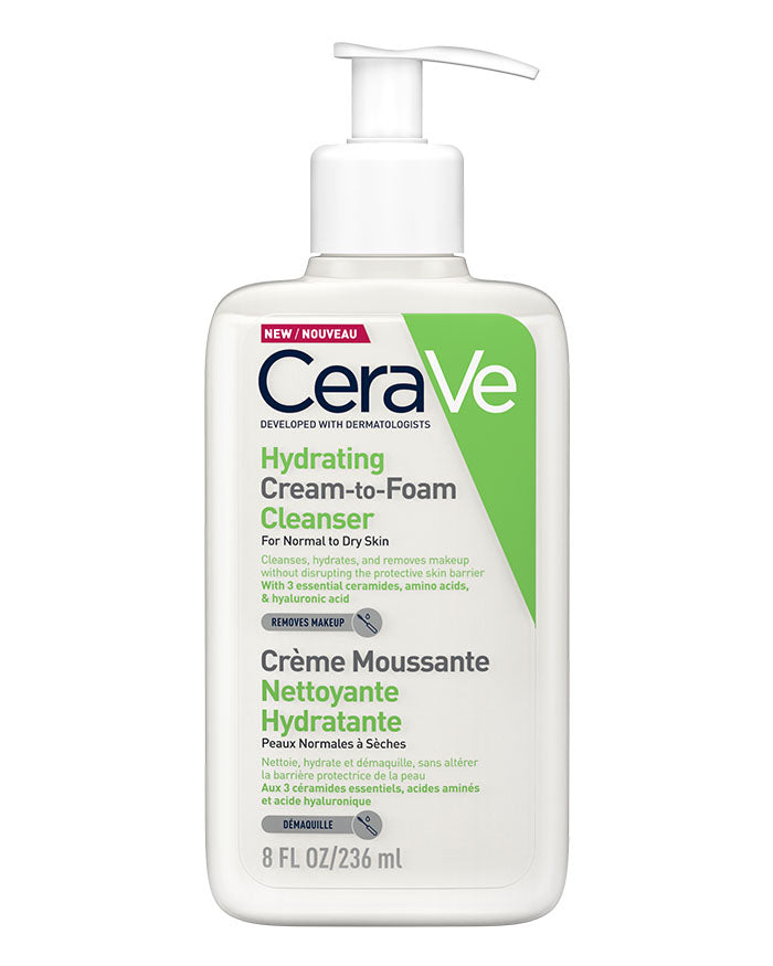 CeraVe Crème Moussante Nettoyante Hydratante