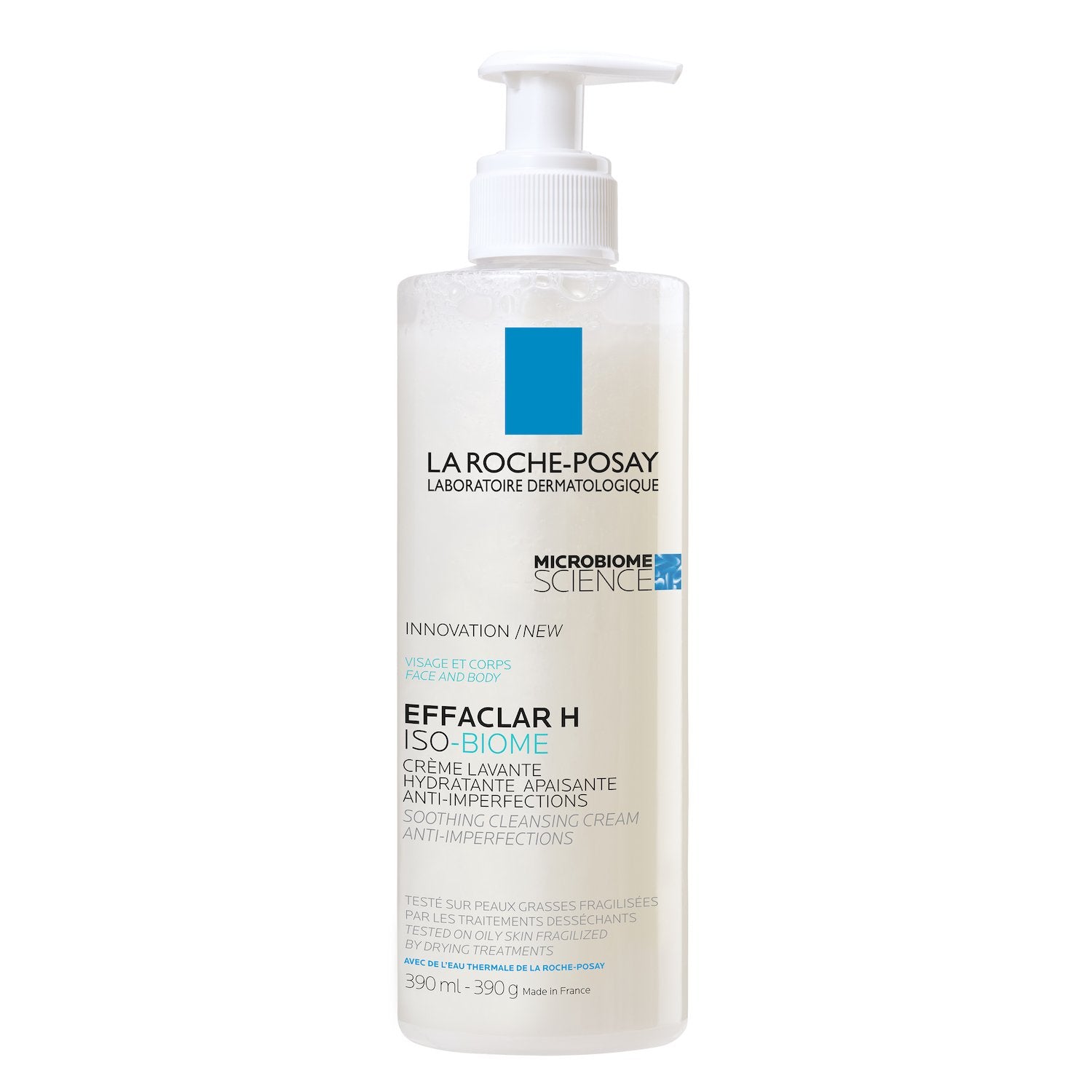 La-Roche-Posay EFFACLAR H ISO-BIOME Crème Nettoyante 390ml