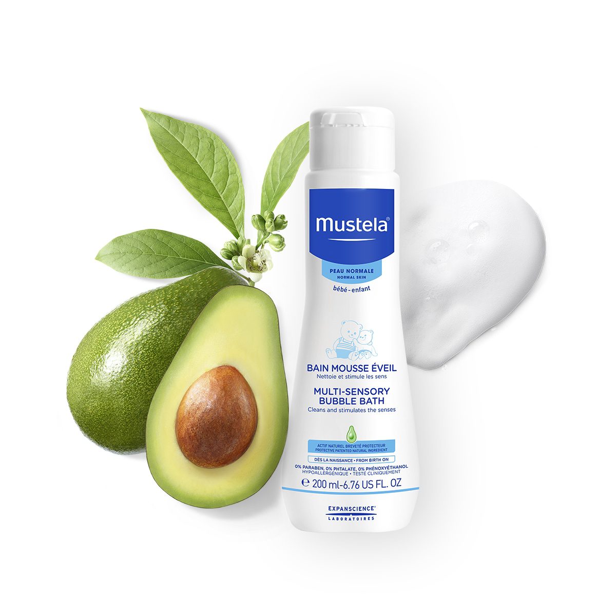 MUSTELA BAIN MOUSSE EVEIL 200 ML