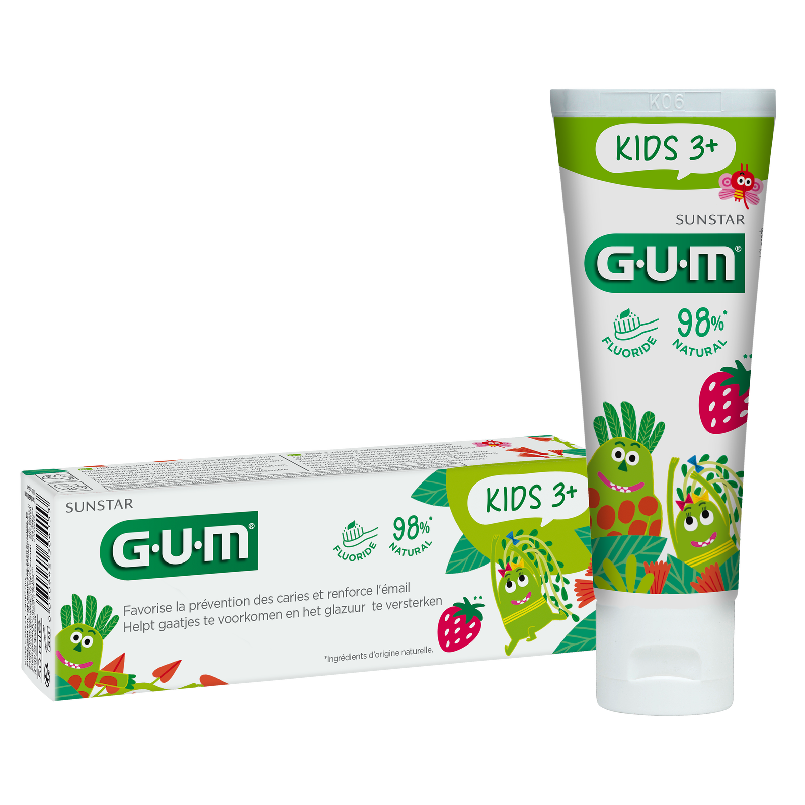 Gel Dentifrice GUM® KIDS 3 ans +
