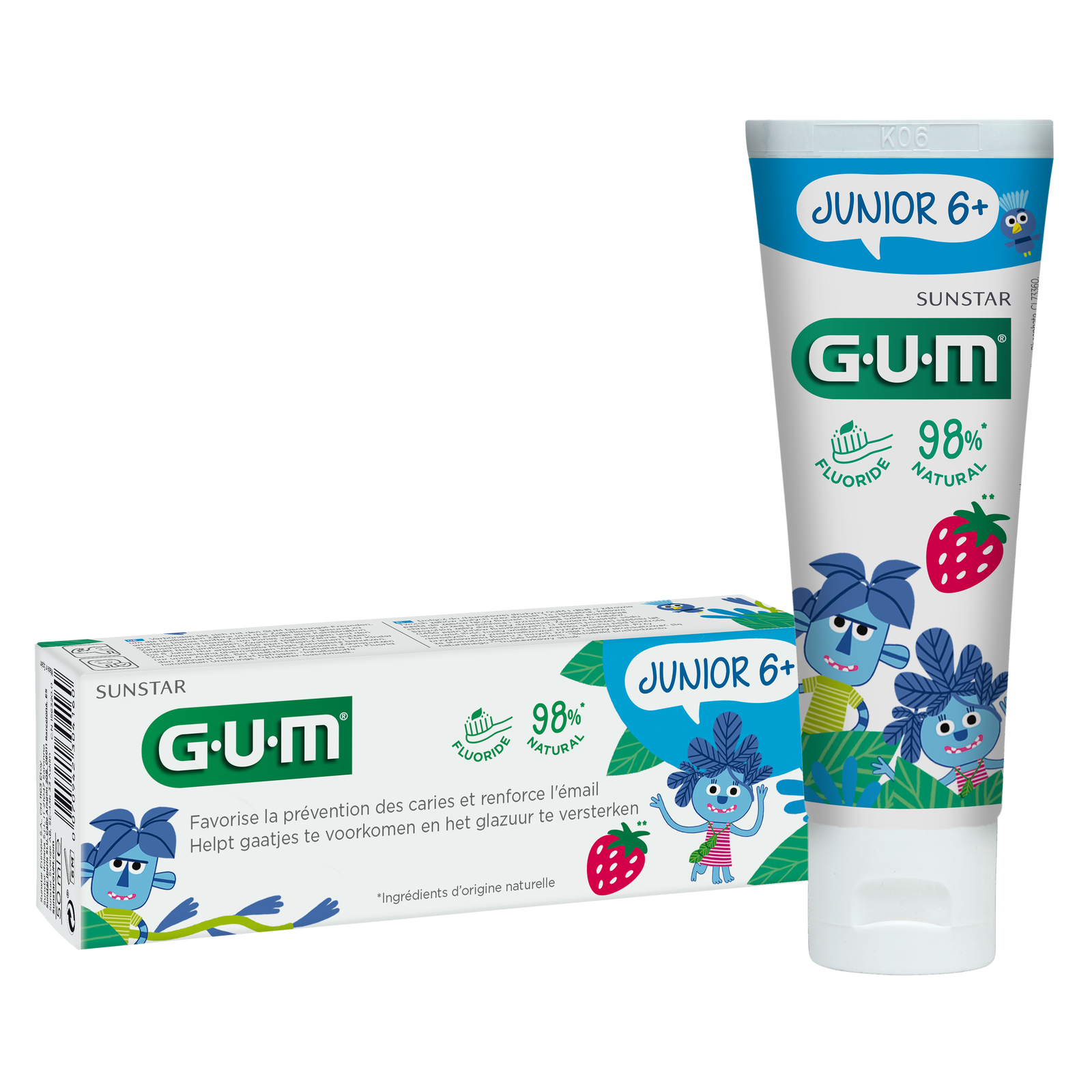Gel Dentifrice GUM® JUNIOR 6 ans et +