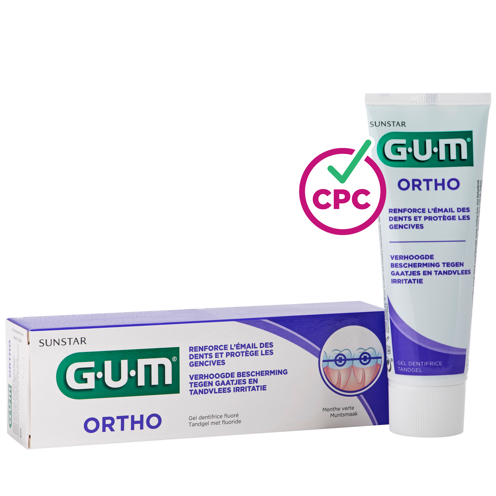 Gel Dentifrice GUM® ORTHO