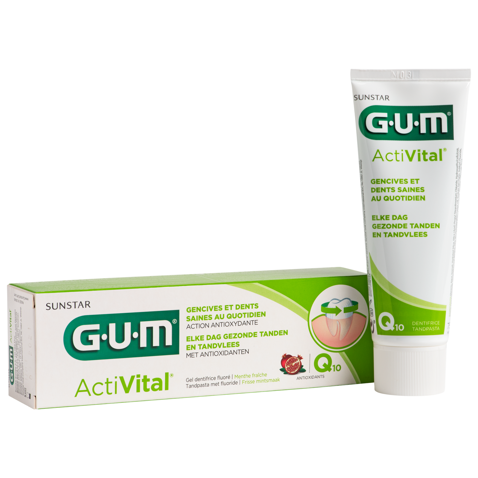 Gel Dentifrice GUM® ActiVital®