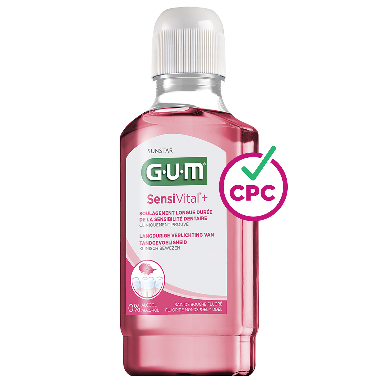 Bain de bouche GUM® SensiVital® +