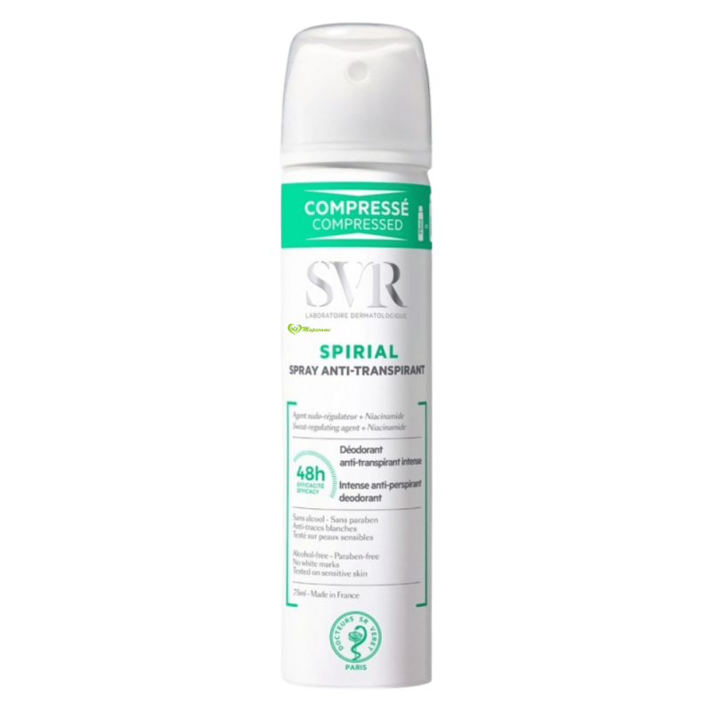 SVR SPIRIAL SPRAY DEODORANT ANTI TRANSPIRANT 75 ML