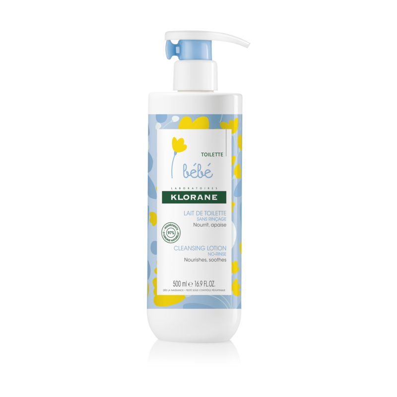 KLORANE BEBE LAIT DE TOILETTE SANS RINÇAGE AU CALENDULA 500 ML
